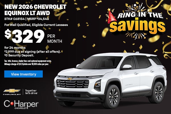 New 2026 Chevrolet Equinox LT AWD in Belle Vernon, PA