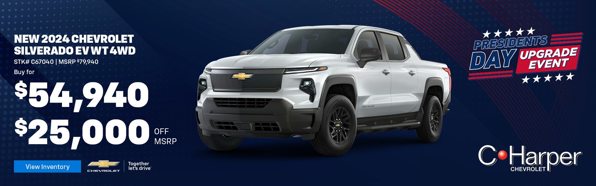 New 2024 Chevy Silverado EV WT 4WD in Belle Vernon, PA