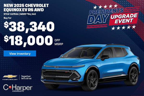 New 2025 Chevy Equinox EV RS AWD in Belle Vernon, PA