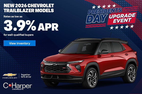 New 2026 Chevy Trailblazer Models in Belle Vernon, PA