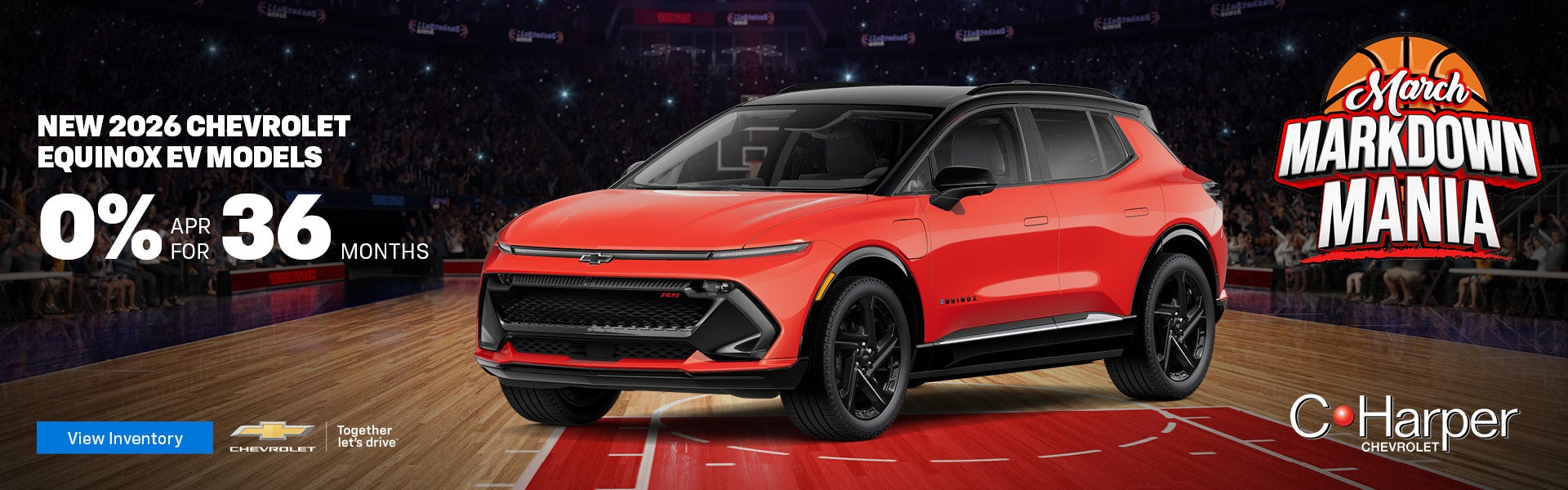 Get 0% APR financing on a new 2026 Chevy Equinox EV