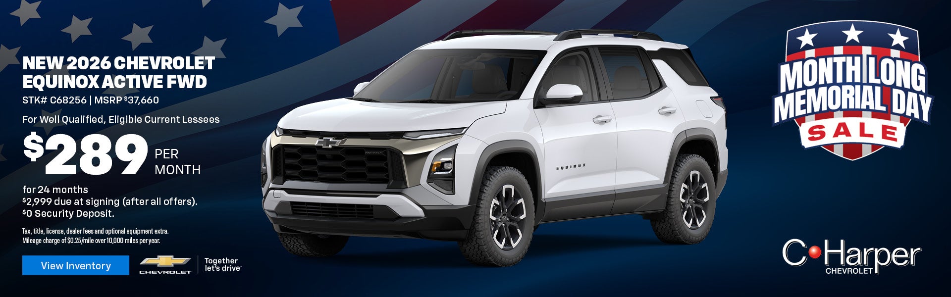 Lease a new 2026 Chevy Equinox