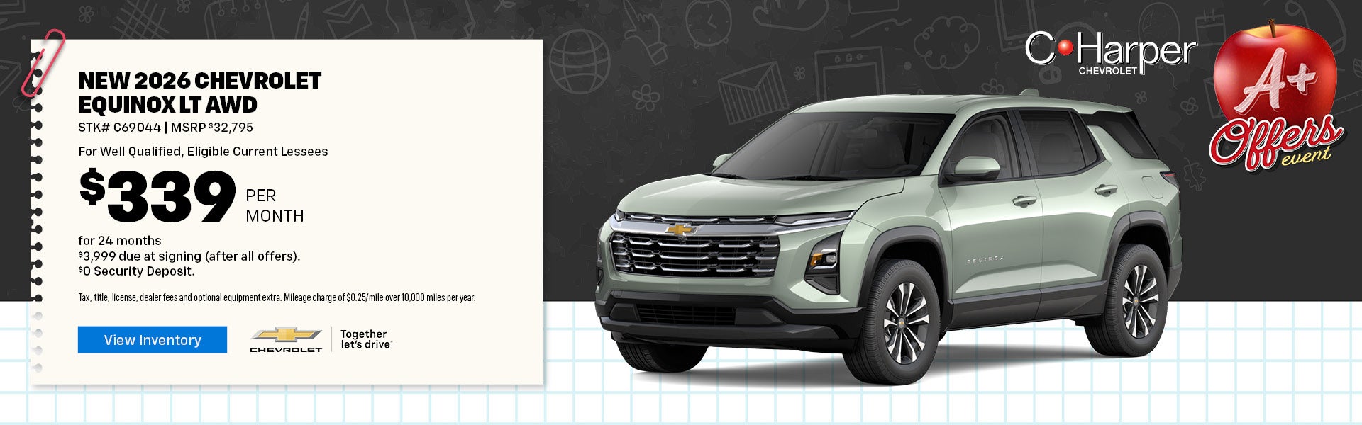 New 2026 Chevy Equinox LT AWD