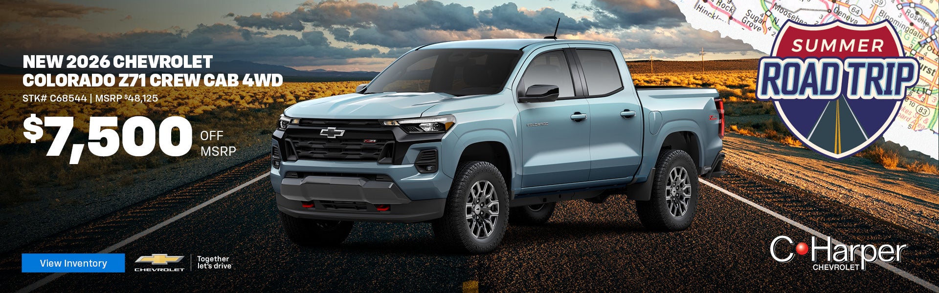 Save on a New 2026 Chevy Colorado Z71 Crew Cab 4WD