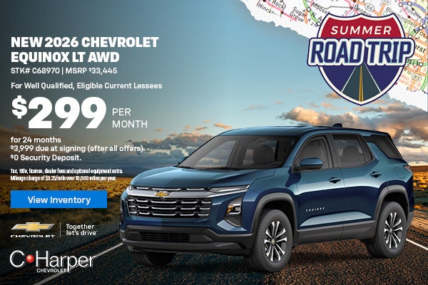 Lease a New 2026 Chevy Equinox LT AWD