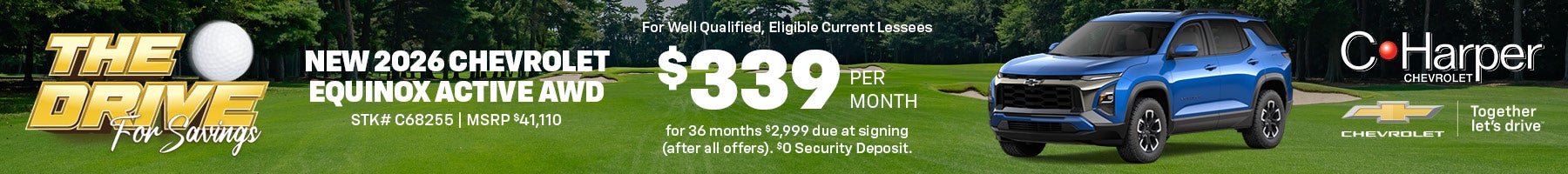 Save on a new 2026 Chevy Equinox ACTIV